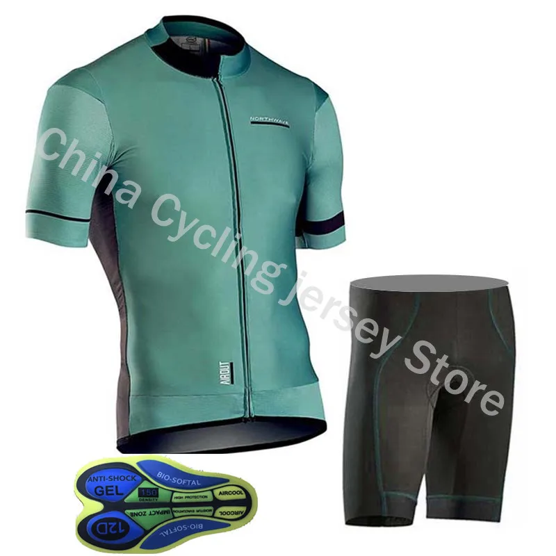NW Northwave جديد تنفس الدراجات جيرسي مجموعة الرجال Mtb الدراجة قمم السراويل كيت قصيرة كم قميص الصيف سباق غطاء دراجة