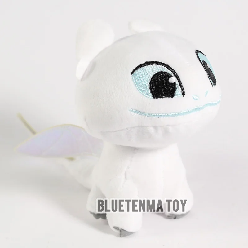 

How to Train Your Dragon 3 Plush Toy Light Fury Soft White Dragon Toothless Stuffed Doll Toys for Kids Gift