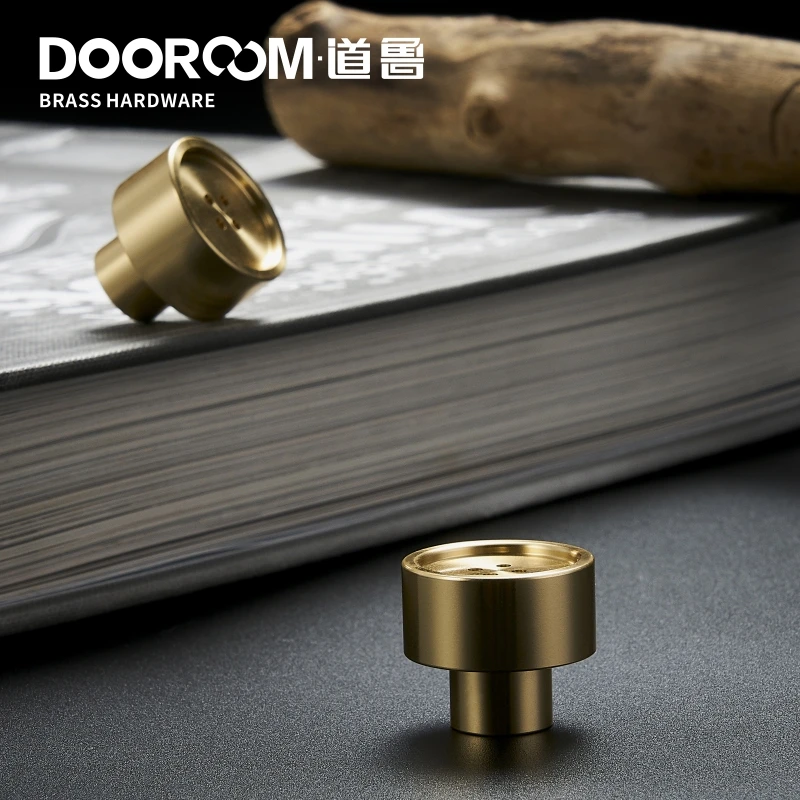 Латунные мебельные ручки Dooroom свежие скандинавские кнопки Ins создание золотых