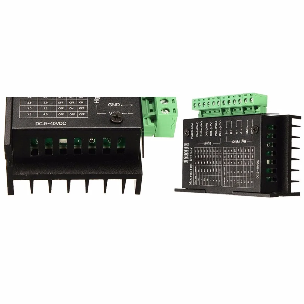 Контроллер драйвера шагового двигателя TB6600 4A 9 ~ 42V TTL 16 Micro Step CNC 1 Axis новая
