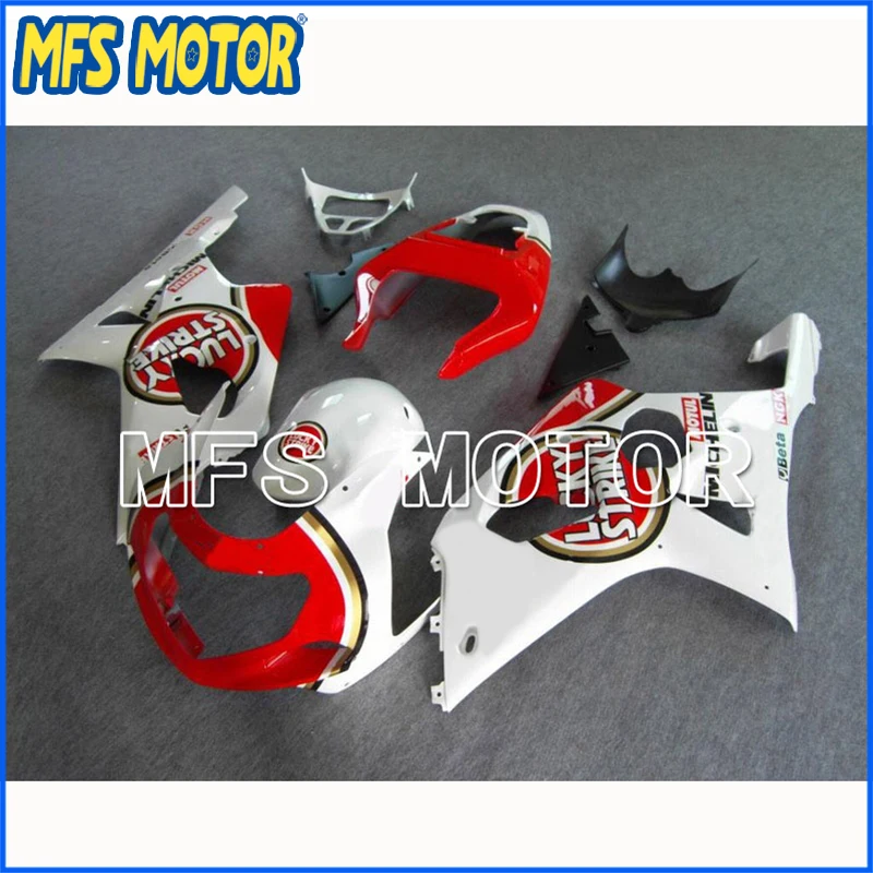

Motorcycle Part ABS Injection Fairing Kit For Suzuki GSXR 1000 2000 2001 2002 White Red A1