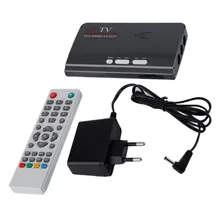 EU HDMI HD 1080P With VGA/ Without VGA Version DVB-T2 TV Box AV CVBS Tuner Receiver Remote Control Compatible With CRT and LCD