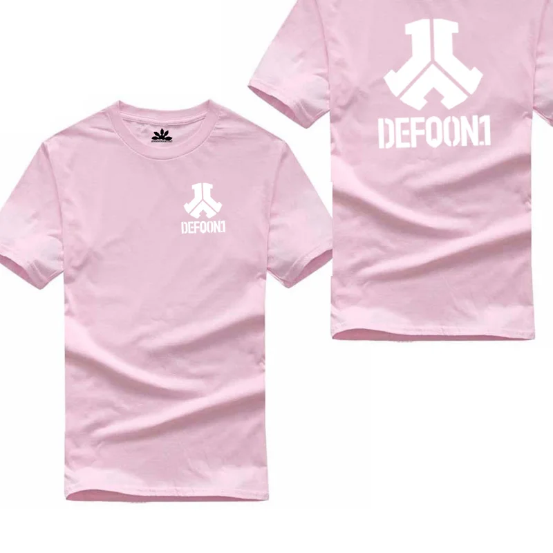 Летние Defqon1 футболка из 100% хлопка с принтом Для мужчин женские футболки camisetas hombre с короткими рукавами модная повседневная футболка Для