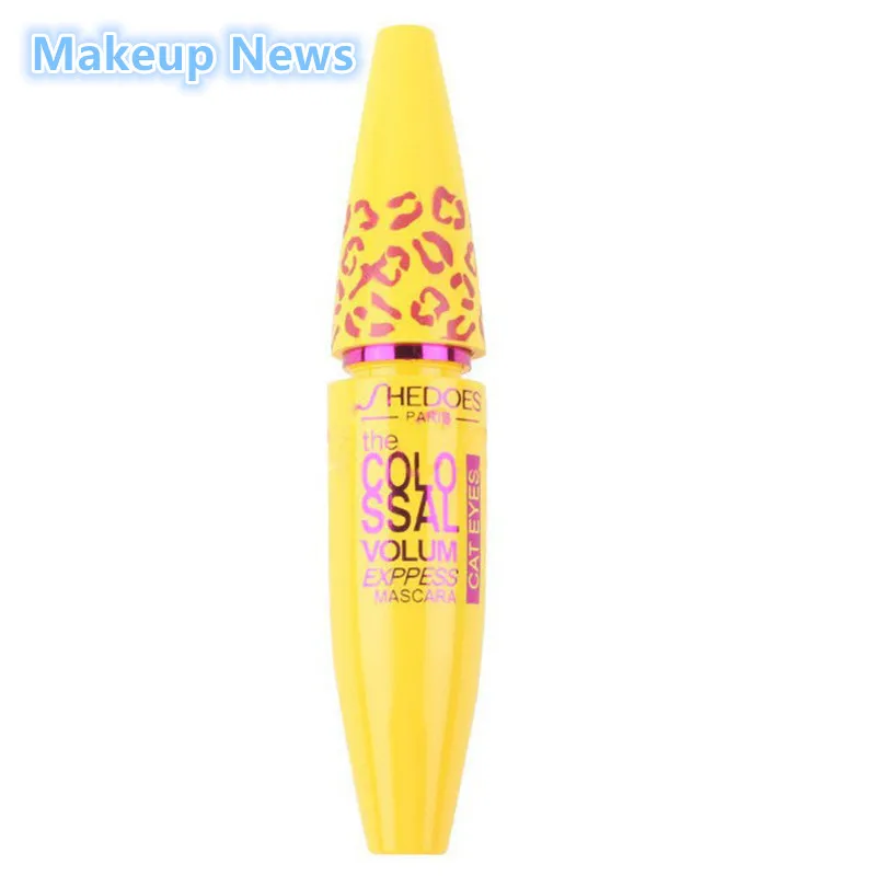 

1pcs Mascara Volume Express COLOSSAL Mascara with Collagen Cosmetic Extension Long Curling Waterproof Eyelash Black 3D fiber