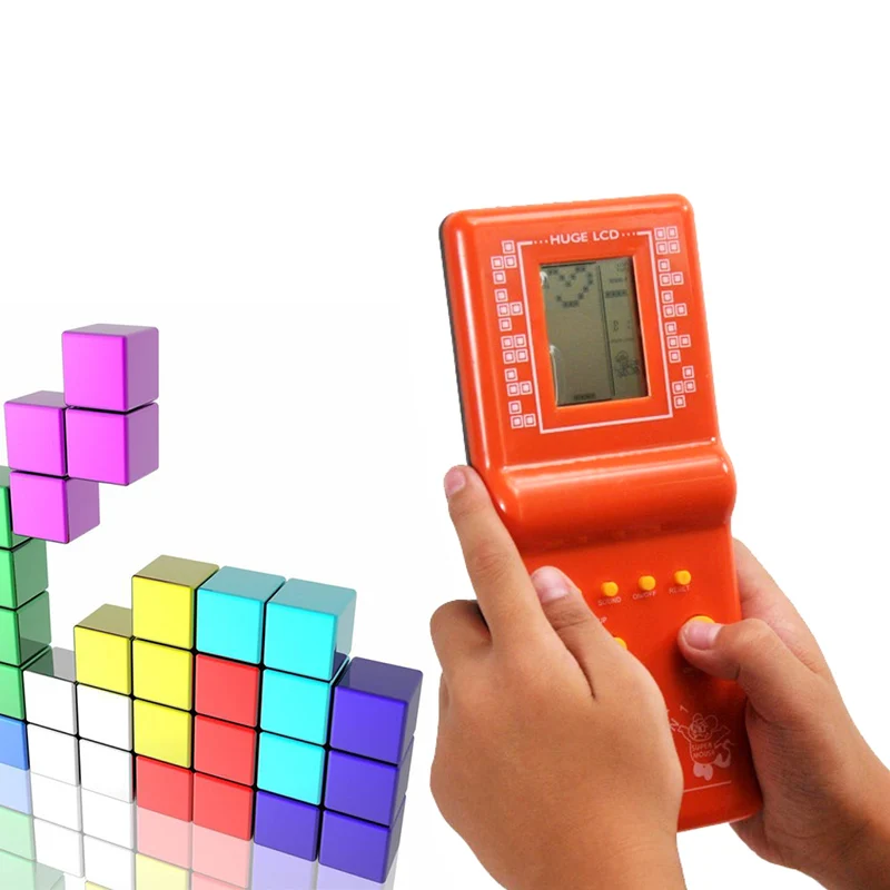1pcs Educational toys Fancy Originality of Handheld Tetris Game Classic