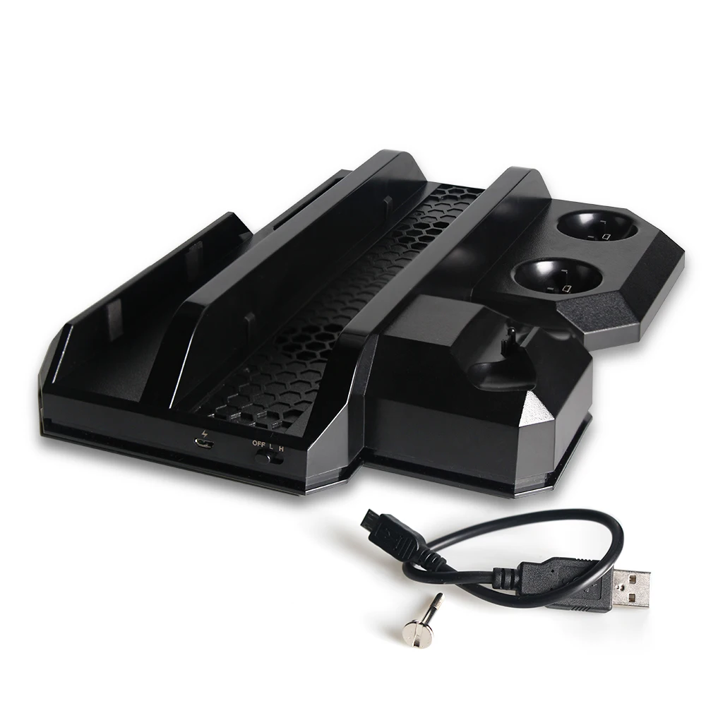 

Multifunction Portable Charge Stand Base, Movable Charging Station for PlayStation 4 for PS4 Pro/Slim/VR