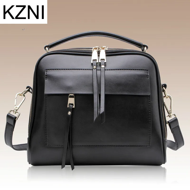 KZNI womens genuine leather crossbody bag girls bags crossbody bags for women sac a main femme de marque luxe cuir 2017 L030630