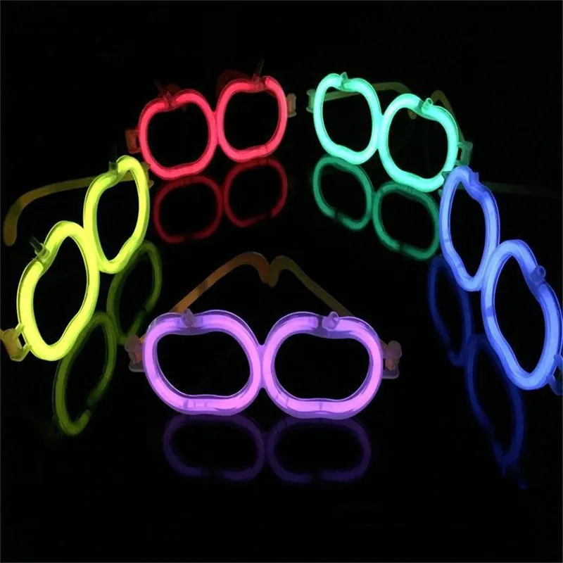 

2019 New Led Clothes Stick Glasses Light Glowing Glasses Christmas Decoration Celebration Festivity Ceremony Party Props