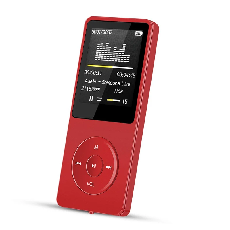 WiHoo 16G MP3 плеер без потерь звук плеера с FM радио видео проигрыватель электронных книг