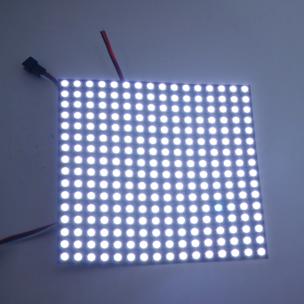 RGB светодиодная матричная панель WS2812 5050 SMD 16*16 пикселей 256 Цветная цифровая