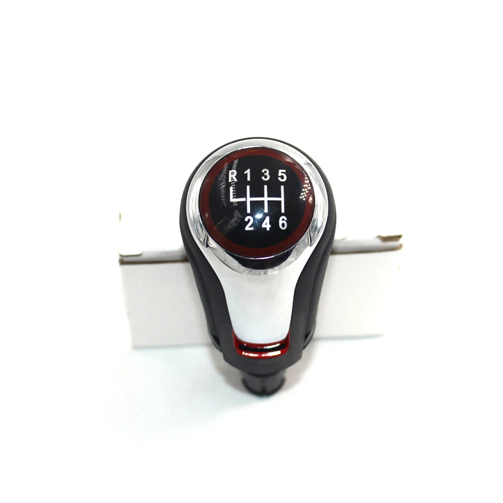 For Volkswagen VW Golf 7 MK7 Golf 5 Golf 6 Car gear knob 5 6 Speed Gear Shift Knob Lever with chrome part car accessories