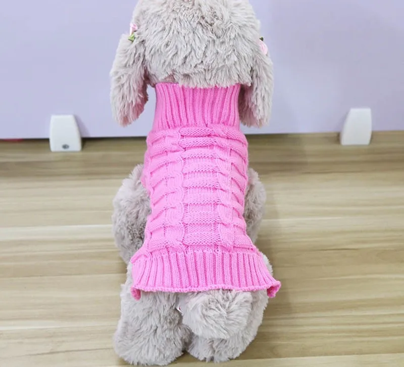 Демисезонная одежда для домашних животных Одежда для собак Теплый Щенок шерстяной свитер вязаная жилетка одежда для чихуахуа Французский бульдог домашнее животное продукт