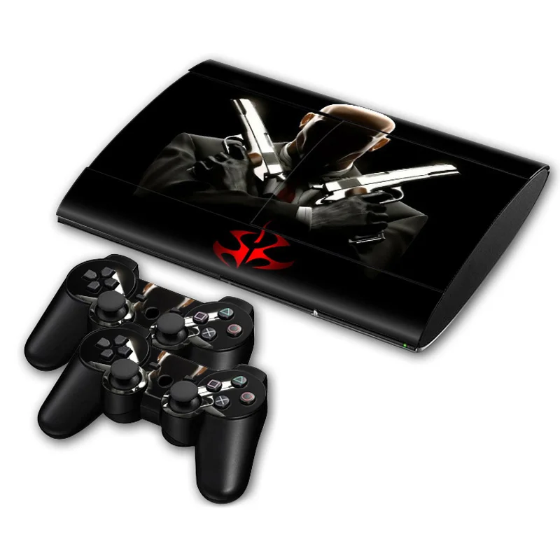 

PVC Skin Sticker for Ps3 super slim 4000 Console and Controllers stickers for ps3 slim 4000 vinyl sticker--0076