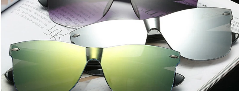 LeonLion, прозрачные солнцезащитные очки, женские, цветные, Ретро стиль, модные, без оправы, солнцезащитные очки, женские, винтажные, Роскошные, Брендовые очки