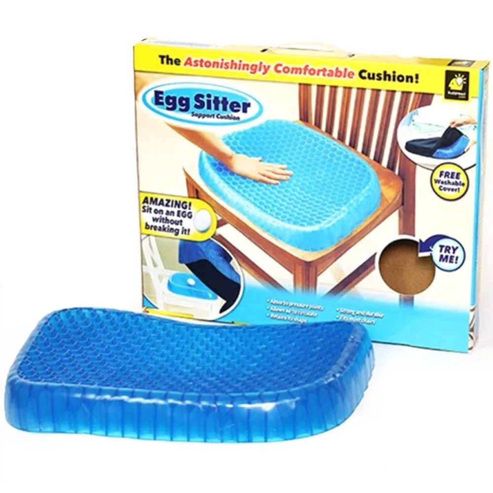 

1PC 3D Ice Cushion Non-slip Soft Comfortable Outdoor Massage Car Seat Office Chair Cushion Cervical Health Care Pain Release Pad