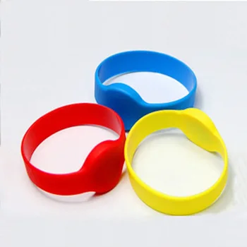 

1000pcs T5577 Chip Waterproof Silicone 125KHz RFID Wristband colorful