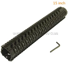 Охотничья тактическая AR-15 M4 10,12, 15 дюймов Handguard Carbine RIS Quad Rail 2 шт. Drop-In Picatinny Монтажная винтовка
