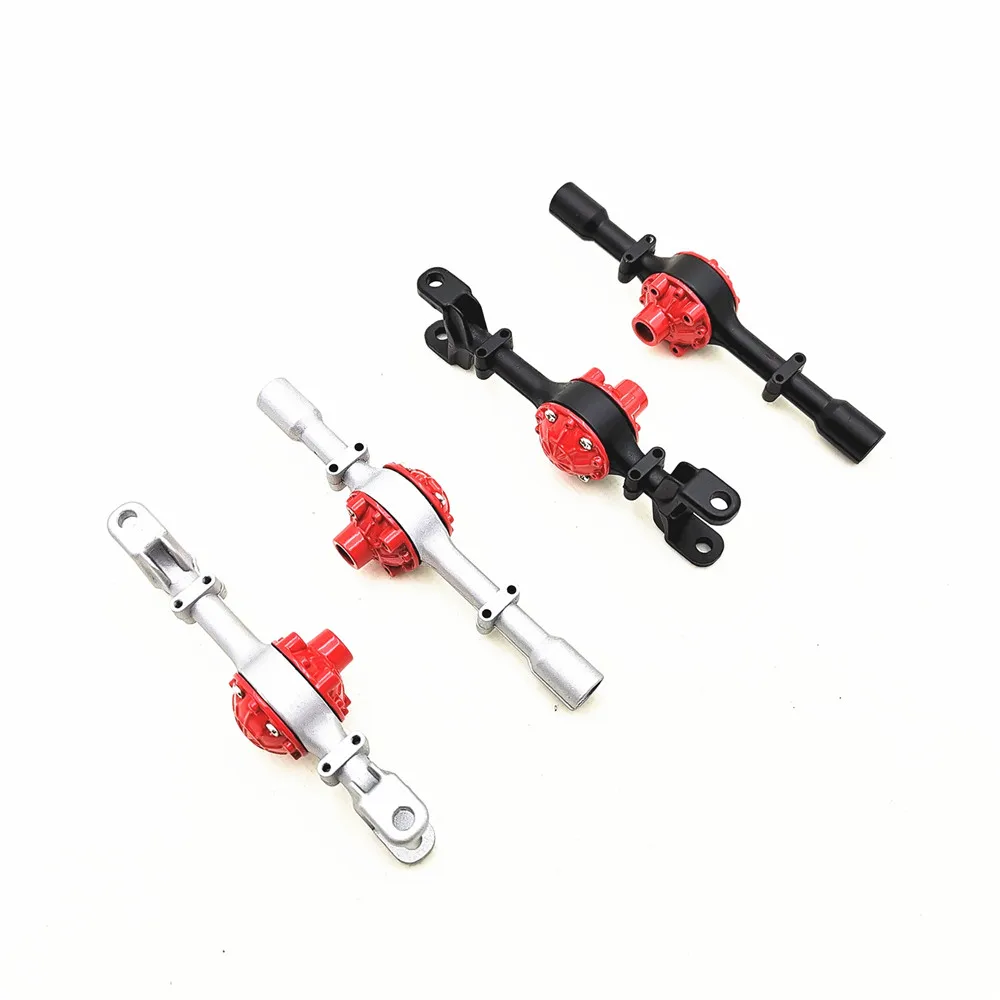 1set Metal Front and Rear Axle Housing For WPL B1 B14 B16 B24 B36 C24 C14 Universal Military Truck RC Car Spare Upgrade Parts