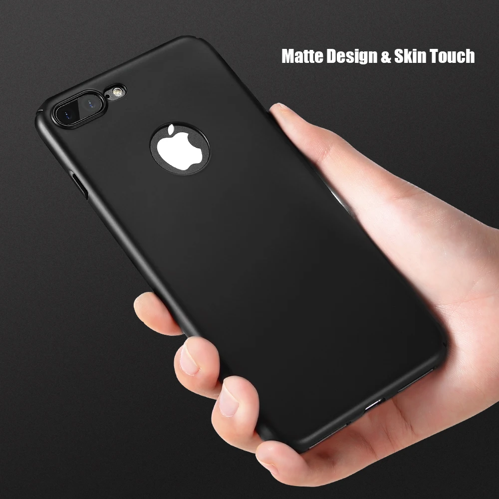 Для iPhone 7 6 6s Плюс Случаях Оригинальный Ультра Тонкий ПК матовый Аксессуары