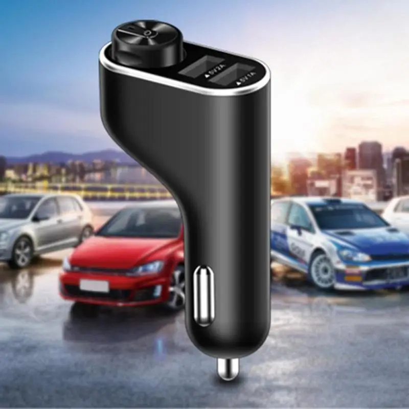 T10 Автомобильная bluetooth-гарнитура диск посвященный одного уха беспроводной Bluetooth гарнитура двойной интерфейс беспроводной Bluetooth+ насадка для зарядки от прикуривателя автомобиля
