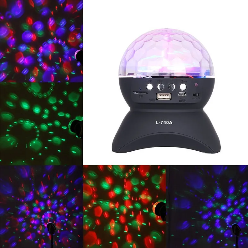 Bluetooth Беспроводной LED Magic Динамик мяч сцены Дискотека лампы 2.1 + EDR RGB подсветкой