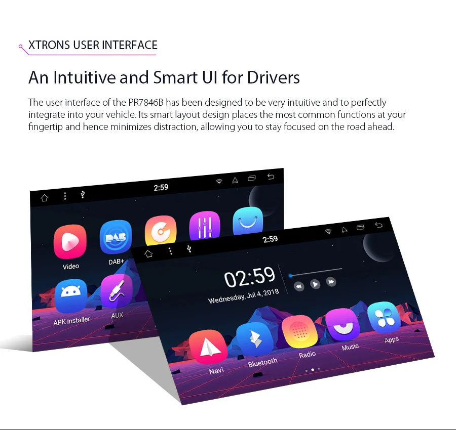 Clearance 7" Android 8.1 Oreo OS Car DVD Multimedia GPS Radio for MG ZT 2001-2005 with 2GB RAM 16GB ROM & Multi-Window View Support 7