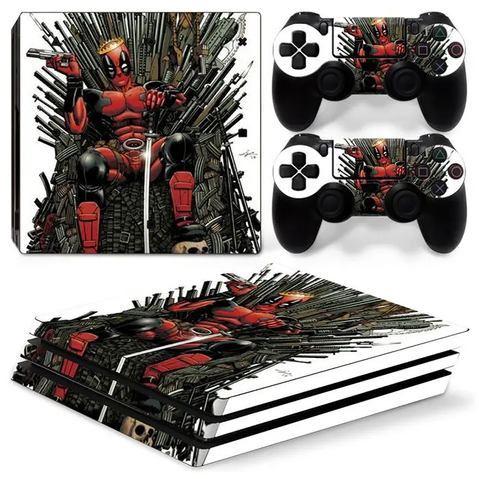 Дэдпул дизайн для PS4 Pro консоли кожи наклейки Товары