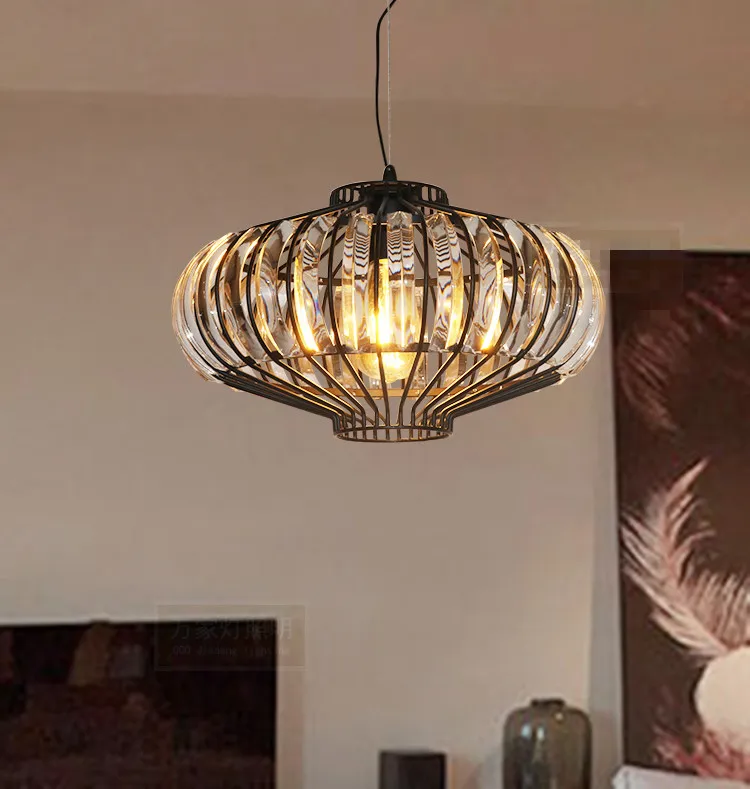 Роскошная винтажная Подвесная лампа в стиле лофт K9 простой светильник с