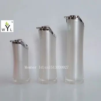 

15ml,30ml,50ml Empty foundation bottles,pearl white empty press pump bottles, lotion bottles for Essence WYL