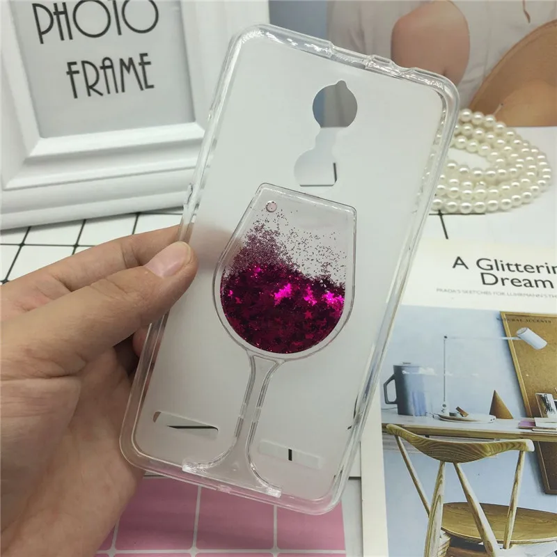 

Phone Cases Covers for Lenovoo K6 /K6 Power K33a42 k33 a42 3D Quicksand Shine Soft TPU Back Cover Case Clear Capa Funda Para