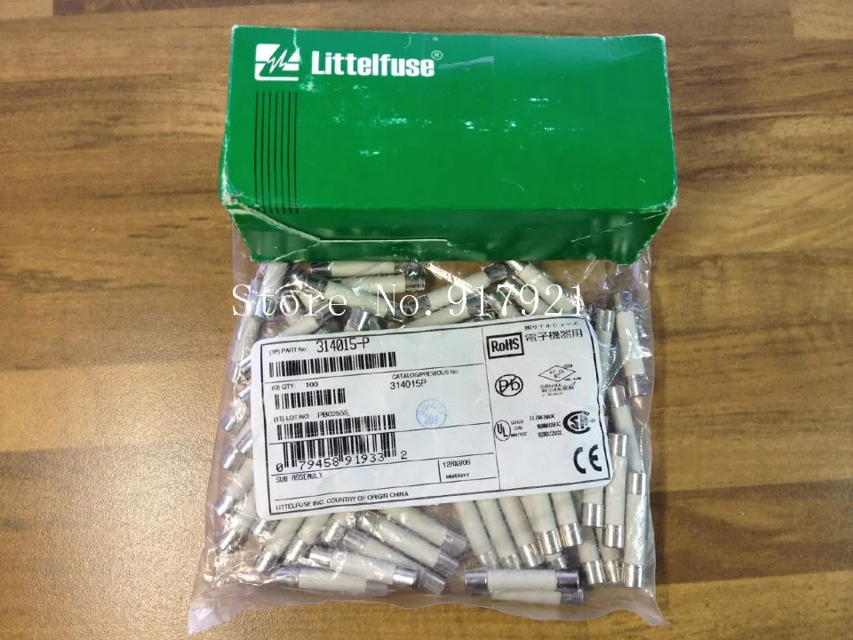 

[ZOB] The United States Litteituse HXP 3140015-P 15A250A Lite imported ceramic fuse 6X30 --50PCS/LOT