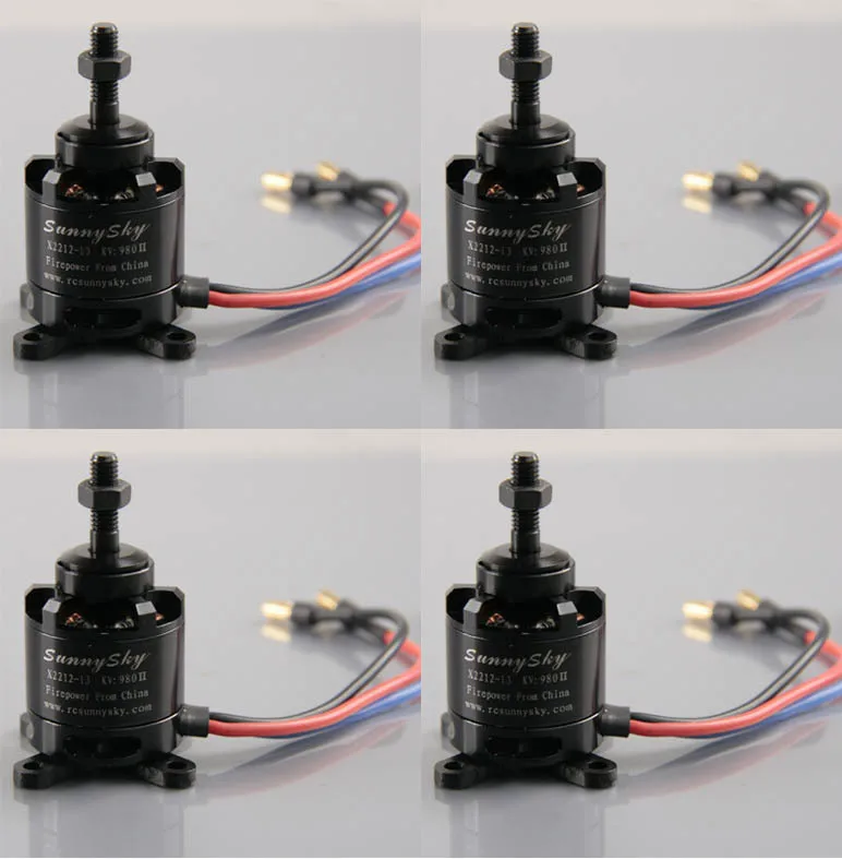 4 шт. SUNNYSKY X2212 980KV 180W бесщеточный мотор Квадрокоптер без пайки | Игрушки и хобби