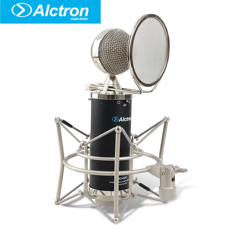 Alctron mc1400 Профессиональный Multi-узор большой диафрагмой Запись конденсаторный