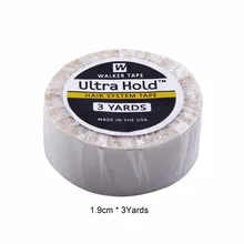 3/4 дюйма* 3 ярда Ultra Hold двусторонняя клейкая лента для парик шнурка/повторное ленточное наращивание волос/ПУ наращивание волос/toupeehairglue белый