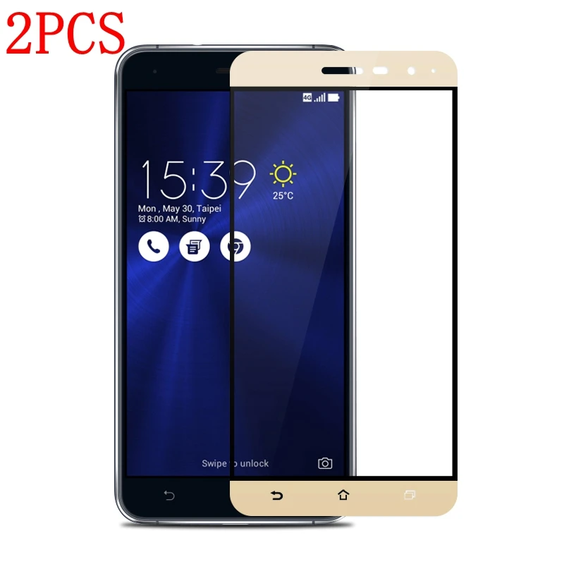 2 шт. закаленное стекло с полным покрытием для ASUS ZenFone 3 5 ZE520KL защитная пленка Z017D