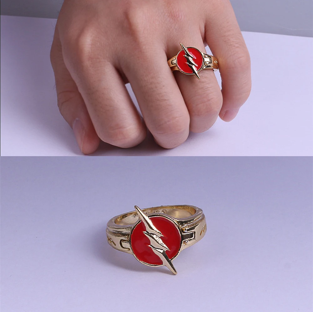 Superhéroe Flash DC película Comics réplica de joyas Flash Temporada 2