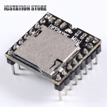2pcs DFPlayer Mini MP3 Player Module MP3 Voice Module For Arduino Support TF Card and USB Disk