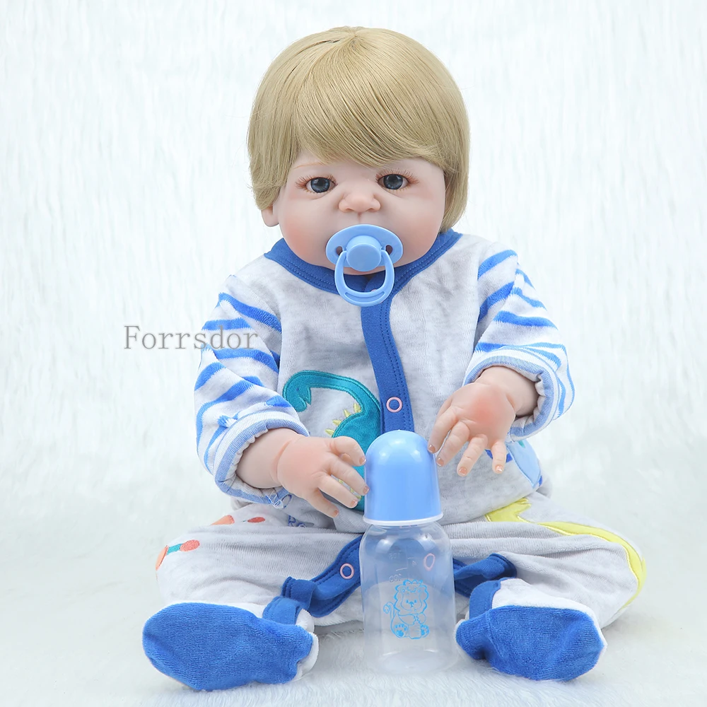 55 см полный Силиконовый Reborn Baby Doll мальчик игрушки 22 дюйма NPK реалистичные детские куклы мягкие виниловые модные куклы Bebe Reborn Детские игрушки