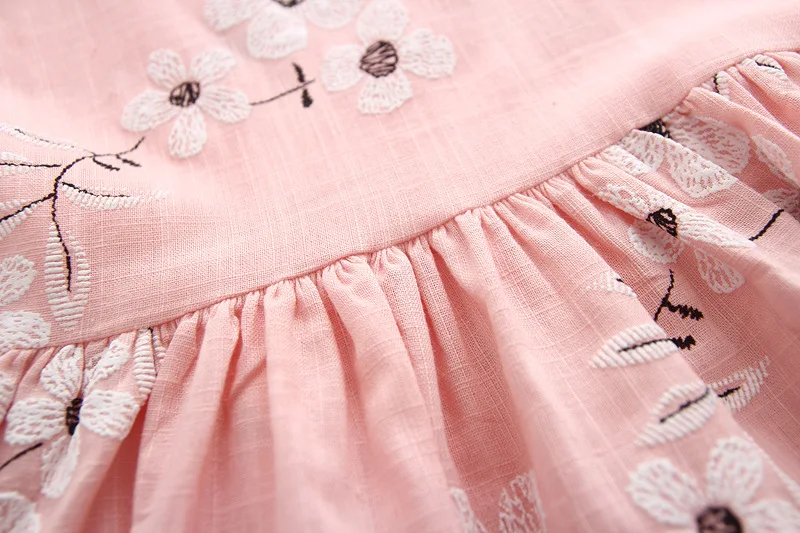 Одежда для девочек от 1 года до 6 лет летнее платье для девочек детское Ягодное платье с v-образным вырезом сзади детское Хлопковое платье-майка для девочек детская одежда