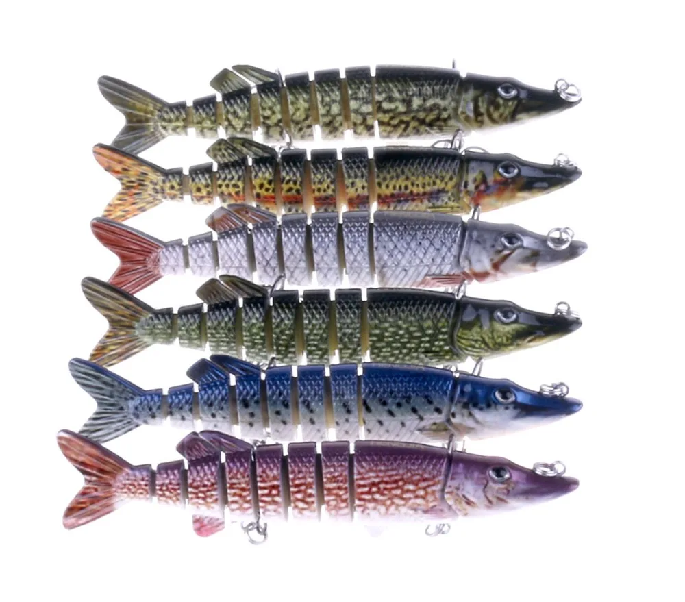 Big Sale 6pcs Muliti Jointed Lure Hard Plastic Baits High Quality