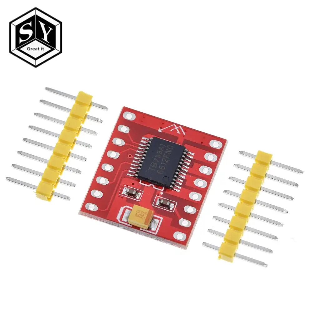 GREAT IT TB6612 двойной драйвер двигателя 1А TB6612FNG для микроконтроллера Arduino лучше чем