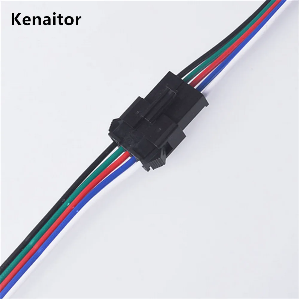 5pin 10pcs led connector Male/female JST SM 5Pin Plug Connector Wire