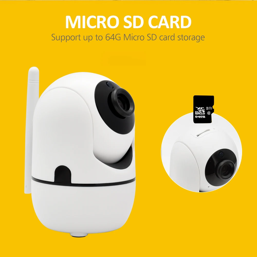 Wistino CCTV  Wireless IP Camera  Auto Tracking 720P Surveillance Security Home Camera Indoor PTZ Video Baby Monitor Wifi Night Vision (11)