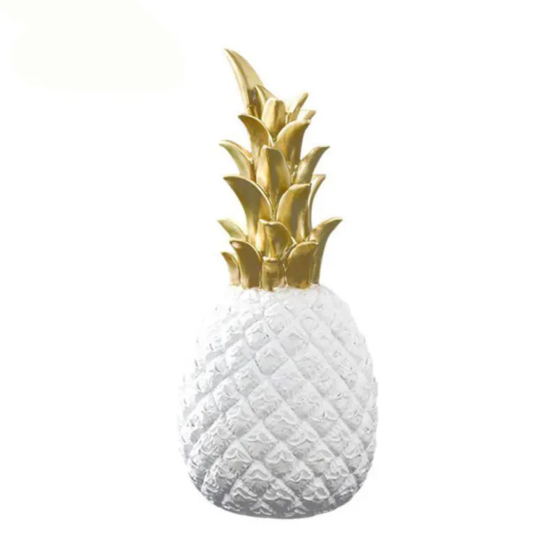 Abrrlo Nordic Home Decor 3Colors Resin Pineapple Shaped Modern Creative Wine Cabinet Desktop Display Decoration Accessories | Дом и сад