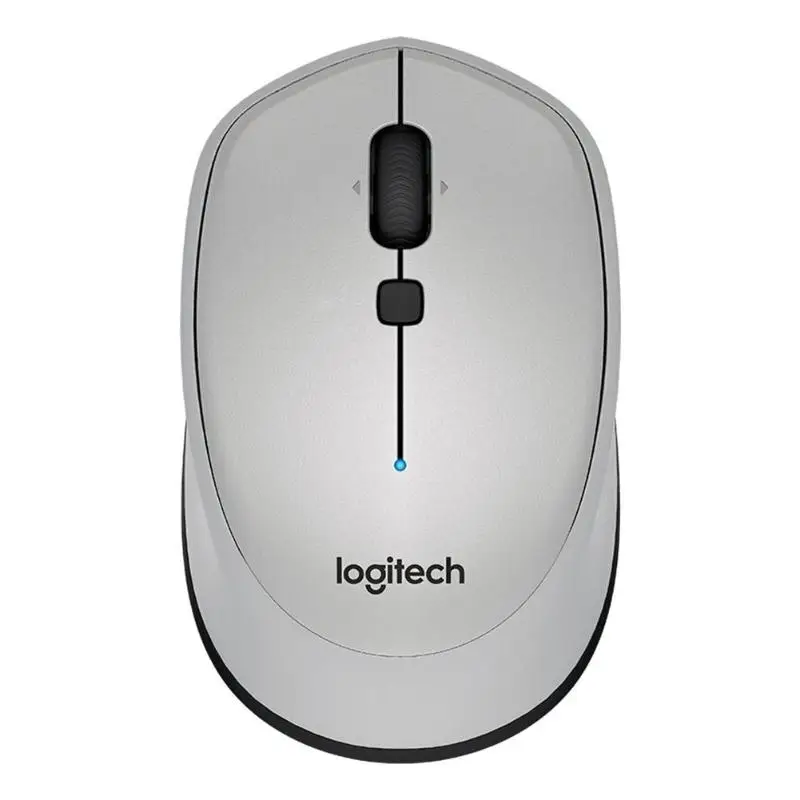 Grey Logitech M336 Bluetooth 3,0 Беспроводной Мышь 1000 Точек на дюйм обе руки для офиса домашнего использования ПК мышь для лэптопа для Windows 7/8/10, Mac OS X 10,8 - Цвет: Grey