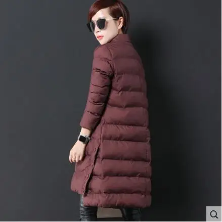 Best price at $106 Cheap Free shipping !!! 2016 Winter in the new dress suits brought long cotton-padded clothes woman coat quilted jacket / S-3XL