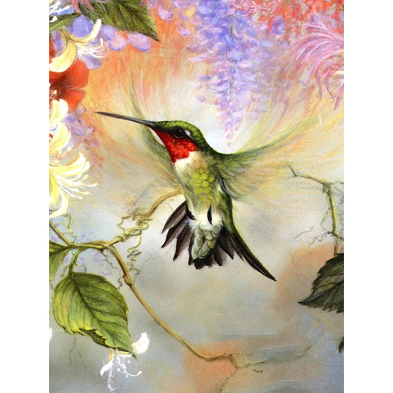 Full square diamond 5D DIY diamond embroidered bird diamond painting cross stitch rhinestone mosaic decoration gift