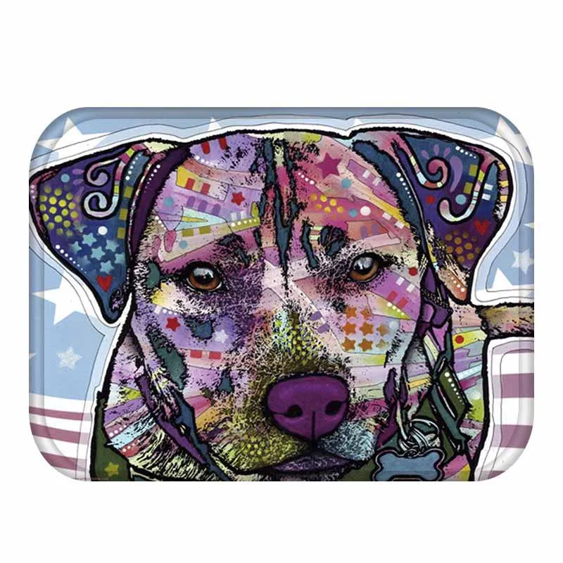High Quality Modern Style Animals Funny Dog Doormat Bath Foot Rug Home Decor Bedroom Non-Slip Floor Mats For Living Room Rugtas