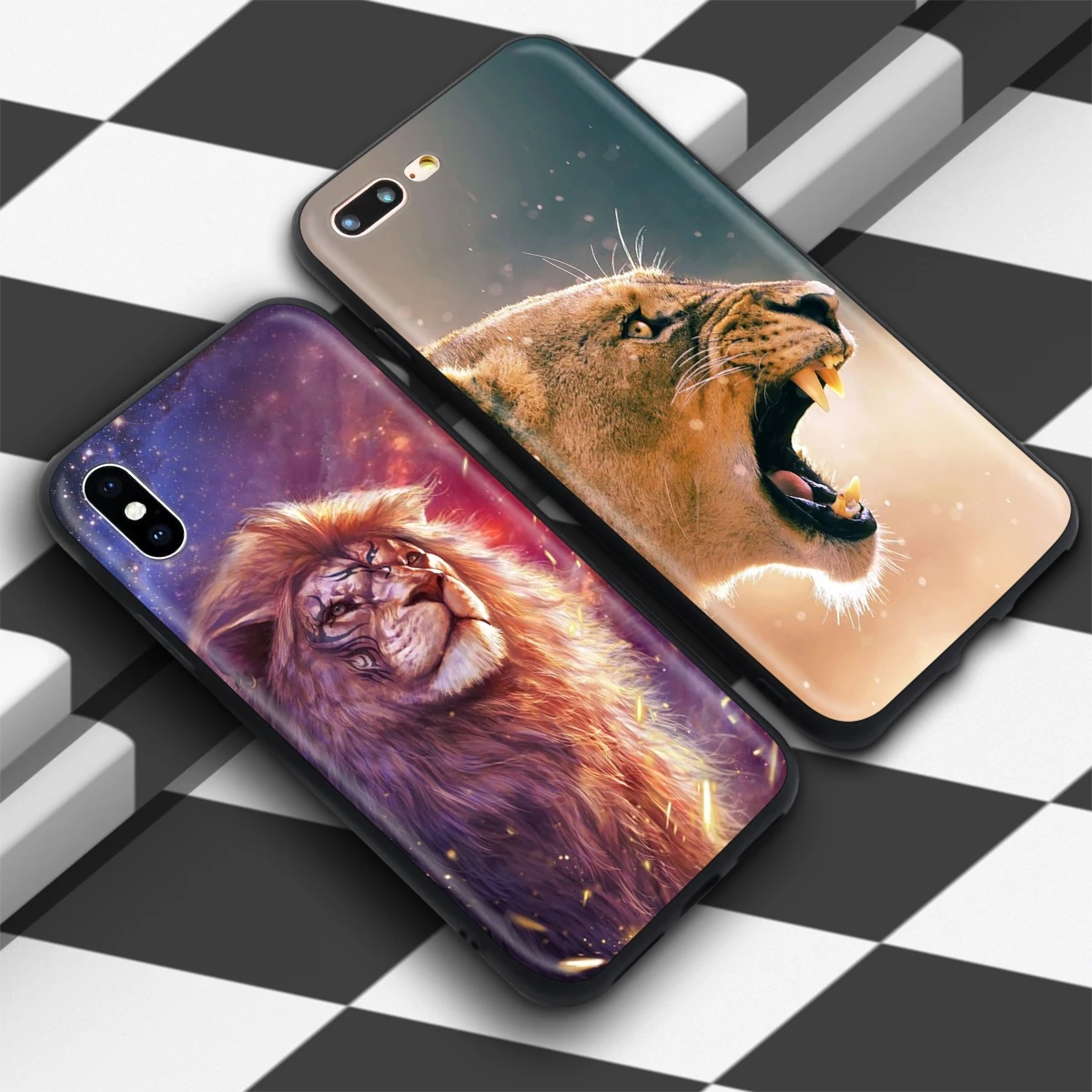 Чехол Lavaza с животными и львом для iPhone 12 mini 11 Pro XS Max XR X 8 7 6 6S Plus 5 5s se|Бамперы| |