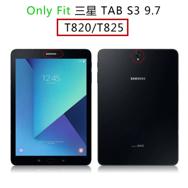 Вращающийся на 360 градусов чехол для Samsung Galaxy Tab S3 T820 T825 funda детский безопасный